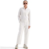 Women's Cedar Trail Grid Fleece 1/4 Zip Jacket - White Dune