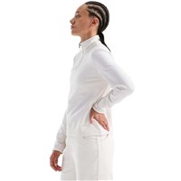 Women's Cedar Trail Grid Fleece 1/4 Zip Jacket - White Dune