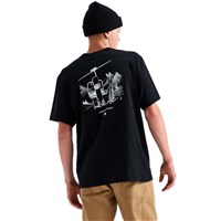 Unisex Opposites Attract Relaxed Short-Sleeve Tee - TNF Black