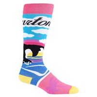 Women's Partylap Sock - Beach Scene