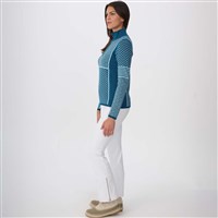 Women's Pow Zip Neck - Teal