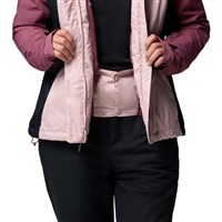Women's Snowy Summit Insulated Jacket - Mineral Pink / Black / Antique Mauve X Dye