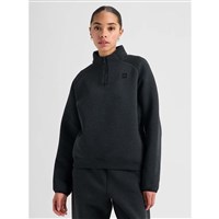 Women's SpaceCloud 1/4 Zip Top - True Black Heather