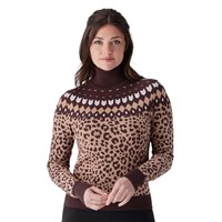 Women's Stellar Ski Sweater - Leopard