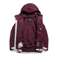 Women's [ak] Swash Synthetic Insulated GORE-TEX 2L Jacket - Rum Raisin / Chinchilla Gray