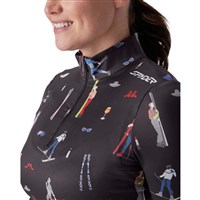 Women's Vivid 1/2 Zip Jacket - Black