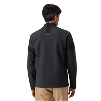 Men's Wengen Sweater Fleece Jacket - Black Melange
