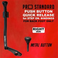 Push Button Quick Release for Step On Bindings - Black