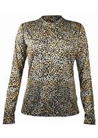 Women's Peach Skins Print Crewneck (Cheetah)