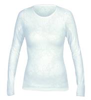 Women's Smooth Scoop Neck (Rose Lace White) - Sale