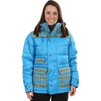 Women's Dandridge Down Jacket (Resin Groupie Plaid) - Lady Luck Groupie Plaid