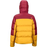 Women's Guides Down Hoody - Yellow Gold / Claret