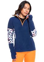 Women's Sayna Polar Fleece Half Zip - Medieval Blue (BTE0) - Roxy Women's Sayna Polar Fleece Half Zip - WinterWomen.com                                                                                            