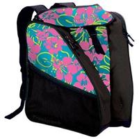 XTW Ski Boot Bag - Multi Floral Aqua Pink