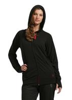 Women's Player Hooded Full Zip (True Black) - Sale - Alt. View