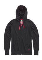 Women's Player Hooded Full Zip (True Black) - Sale