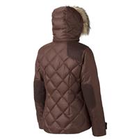 Women's Fab Down Jacket (Vintage Navy) - Red Night