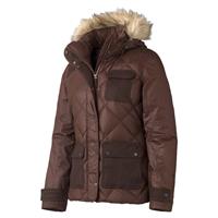 Women's Fab Down Jacket (Vintage Navy) - Red Night