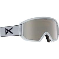 Relapse Goggles + Bonus Lens - White Frame w/ Sonar Silver + Amber Lenses (185391-129)