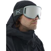 Relapse Goggles + Bonus Lens - Gray Frame with Sonar Silver & Amber Lenses (185391-043)