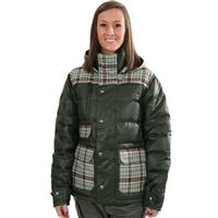 Women's Dandridge Down Jacket (Resin Groupie Plaid) - Resin Groupie Plaid