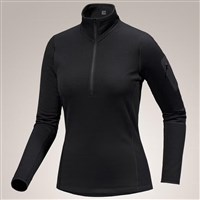 Women's Kyanite Baselayer Zip Neck - Black