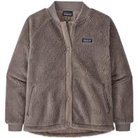 Women's Woolyester Pile Bomber Jacket - Furry Taupe (FRYT)
