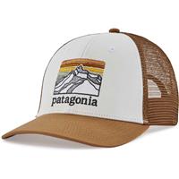 Line Logo Ridge LoPro Trucker Hat - White w/ Nest Brown (WNEB)