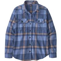 Women's Longsleeve Organic Cotton Midweight Fjord Flannel Shirt - Comstock / Current Blue (CMKC)