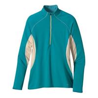 Women's Capilene 3 Midweight Zip Neck (Volcanic Blue) - Sale