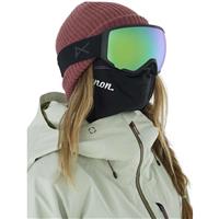 Women's WM1 Goggle + Bonus Lens + MFI Face Mask - Smoke Frame with Sonar Green & Sonar Infrared Lenses (191761-098)