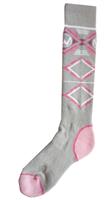 Women's Mondo Medium Sock - Oatmeal / Pink - Women's Mondo Medium Sock                                                                                                                             
