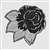 Black Rose Gray Leaves
